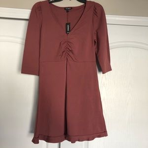 3/4 sleeve short dress